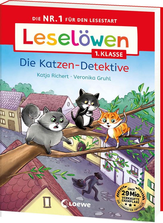 Produktbild: Lesel&ouml;wen 1. Klasse - Die Katzen-Detektive