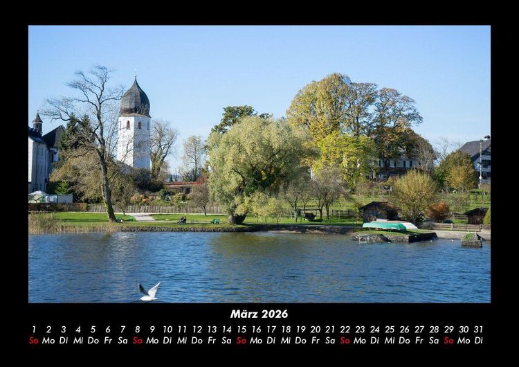 Produktbild: Die Seen der Erde 2026 Fotokalender DIN A3
