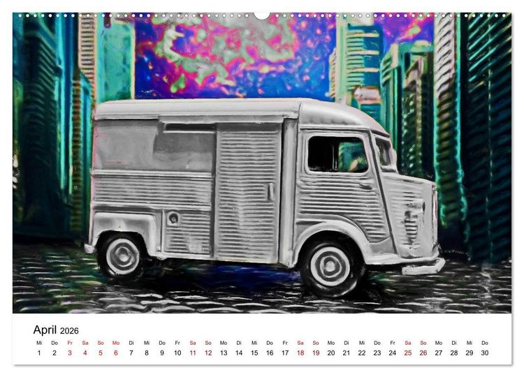 Produktbild: Surreale Autowelten (Wandkalender 2026 DIN A2 quer), CALVENDO Monatskalender