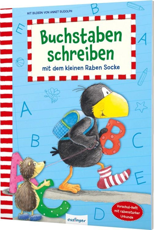 Produktbild: Der kleine Rabe Socke: Buchstaben schreiben mit dem kleinen Raben Socke