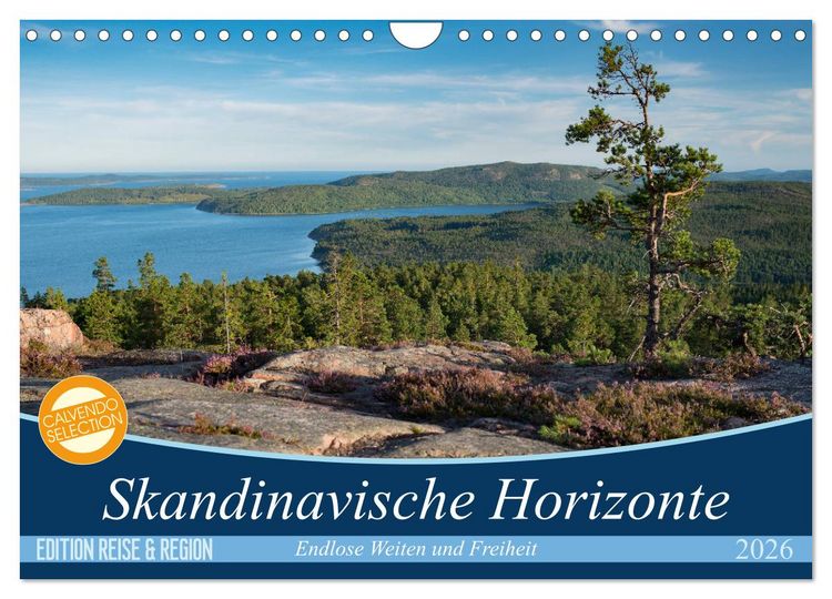 Produktbild: Skandinavische Horizonte (Wandkalender 2026 DIN A4 quer), CALVENDO Monatskalender