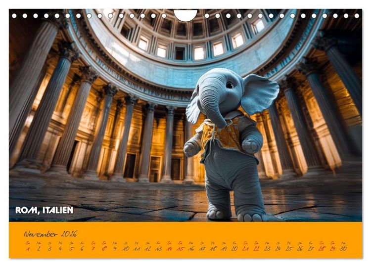 Produktbild: Die Mikrofanten auf Europareise (Wandkalender 2026 DIN A4 quer), CALVENDO Monatskalender