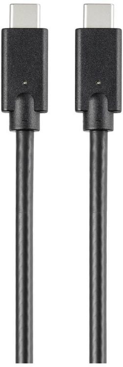 Produktbild: Renkforce USB-Ladekabel USB 2.0 USB-C&reg; Stecker, USB-C&reg; Stecker 1.00 m Schwarz TPE-Mantel RF-5251918