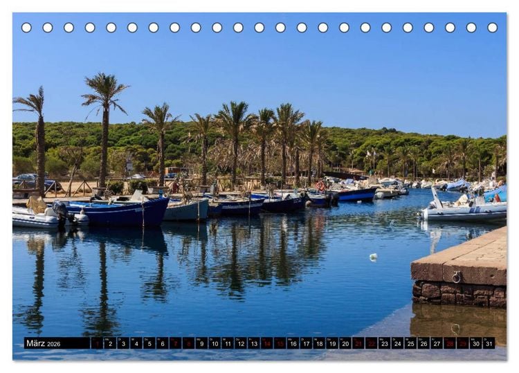 Produktbild: Faszination Sardinien (Tischkalender 2026 DIN A5 quer), CALVENDO Monatskalender