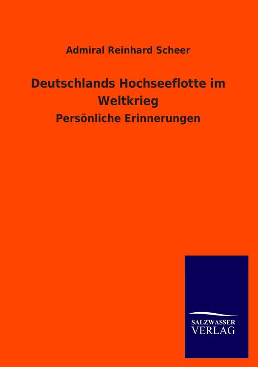 Produktbild: Deutschlands Hochseeflotte im Weltkrieg