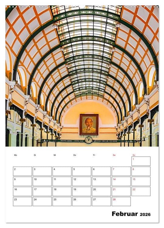 Produktbild: Ho-Chi-Minh-Stadt - die sch&ouml;nsten Sehensw&uuml;rdigkeiten (Wandkalender 2026 DIN A2 hoch), CALVENDO Monatskalender