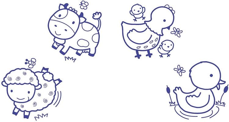 Produktbild: Baby Stempel Bauernhof
