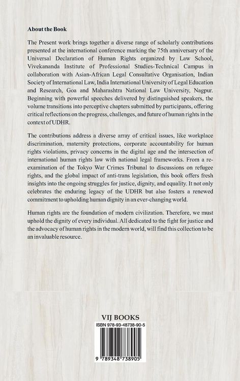 Produktbild: Universal Declaration of Human Rights @ 75 In a Globalized World