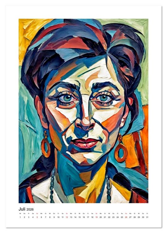 Produktbild: Expressionistische Ans&auml;tze in der Kunst der Moderne (Wandkalender 2026 DIN A2 hoch), CALVENDO Monatskalender