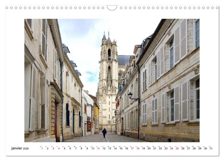 Produktbild: Amiens - Capitale de la Somme (Calendrier mural 2026 DIN A3 vertical), CALVENDO calendrier mensuel
