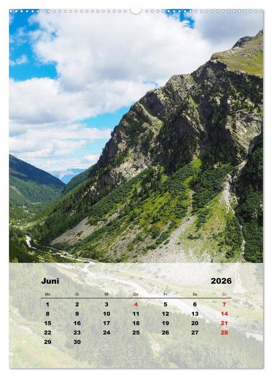 Produktbild: Bergwelten (Wandkalender 2026 DIN A2 hoch), CALVENDO Monatskalender