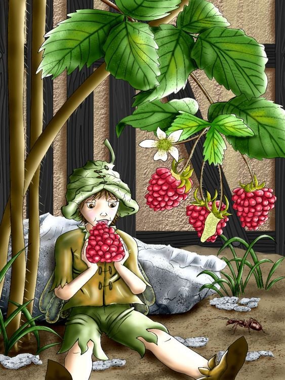 Produktbild: CALVENDO Puzzle Beeren-Elf | 1000 Teile Lege-Gr&ouml;&szlig;e 64x48cm Foto-Puzzle f&uuml;r gl&uuml;ckliche Stunden