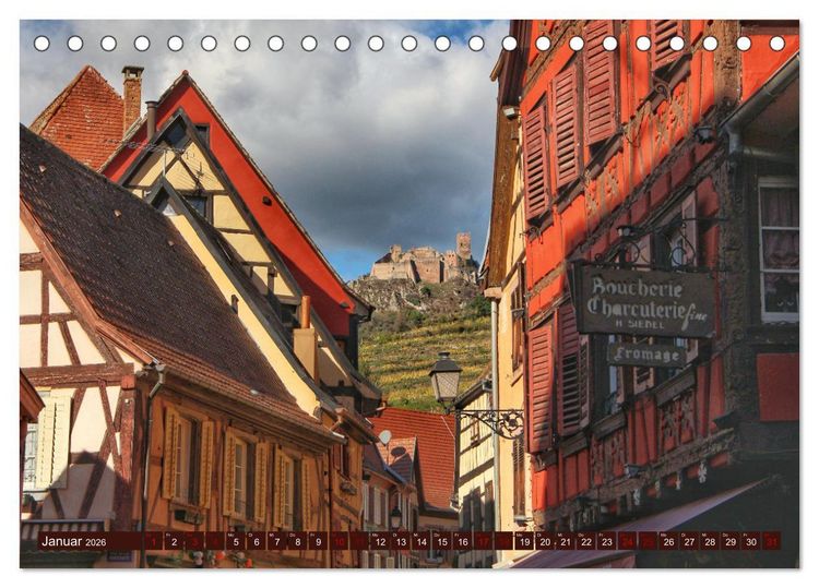 Produktbild: Das Elsass (Tischkalender 2026 DIN A5 quer), CALVENDO Monatskalender