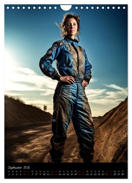 Produktbild: Dirt Race Girls (Wandkalender 2026 DIN A4 hoch), CALVENDO Monatskalender