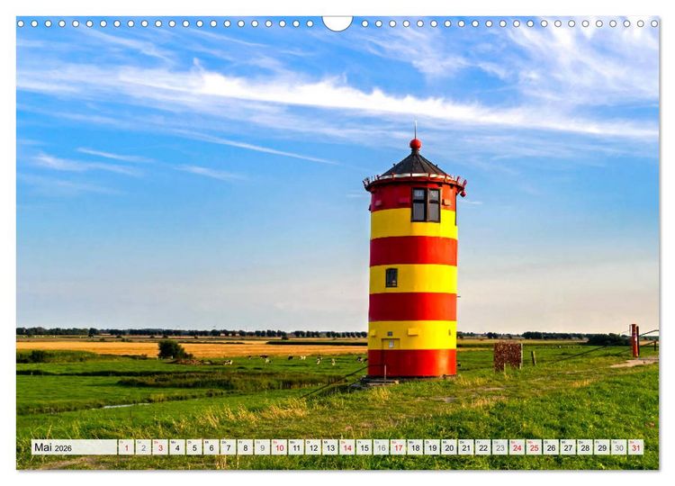 Produktbild: An der Nordsee, Urlaub im Norden Deutschlands (Wandkalender 2026 DIN A3 quer), CALVENDO Monatskalender