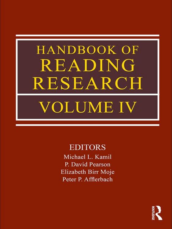 Produktbild: Handbook of Reading Research, Volume IV