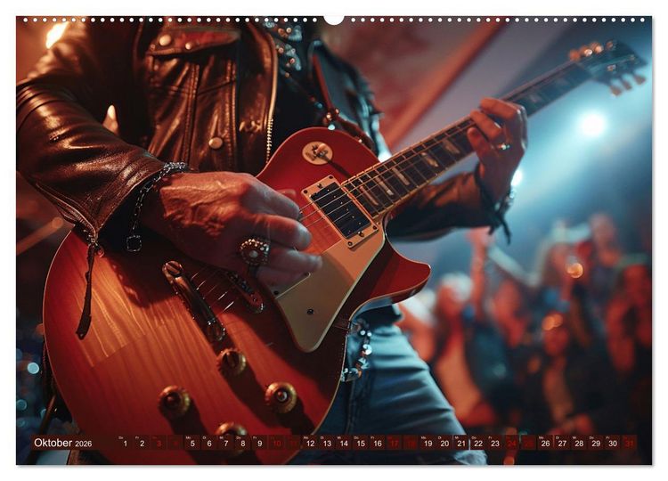 Produktbild: Wegbegleiter Gitarre (hochwertiger Premium Wandkalender 2026 DIN A2 quer), Kunstdruck in Hochglanz