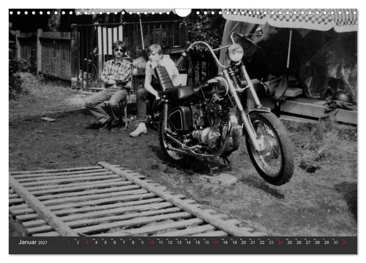 Produktbild: east Rider - Biker und Bikes aus der DDR (Wandkalender 2027 DIN A3 quer), CALVENDO Monatskalender