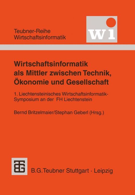 Produktbild: Wirtschaftsinformatik als Mittler zwischen Technik, &Ouml;konomie und Gesellschaft