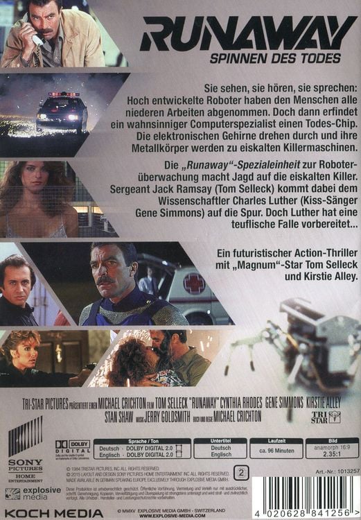 Produktbild: Runaway - Spinnen des Todes