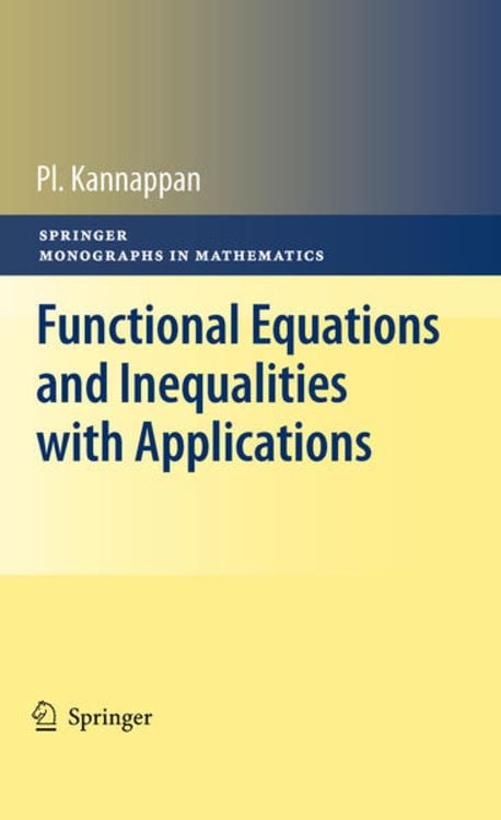 Produktbild: Functional Equations and Inequalities with Applications