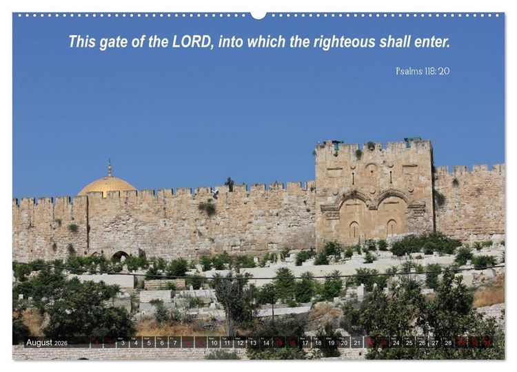Produktbild: ISRAEL (High Quality Premium Wall Calendar 2026 DIN A2 landscape),CALVENDO 12 Month Wall Calendar