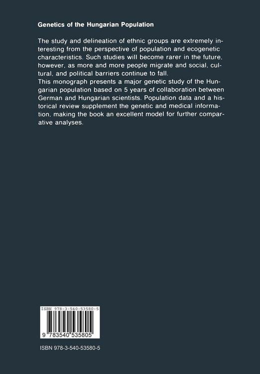 Produktbild: Genetics of the Hungarian Population