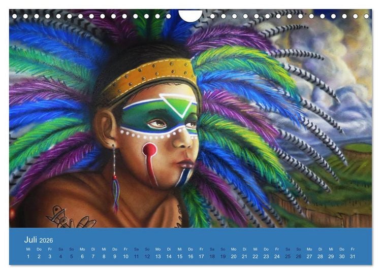 Produktbild: Viva Mexiko - Farben und Freude (Wandkalender 2026 DIN A4 quer), CALVENDO Monatskalender