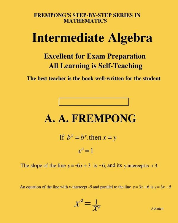 Produktbild: Intermediate Algebra