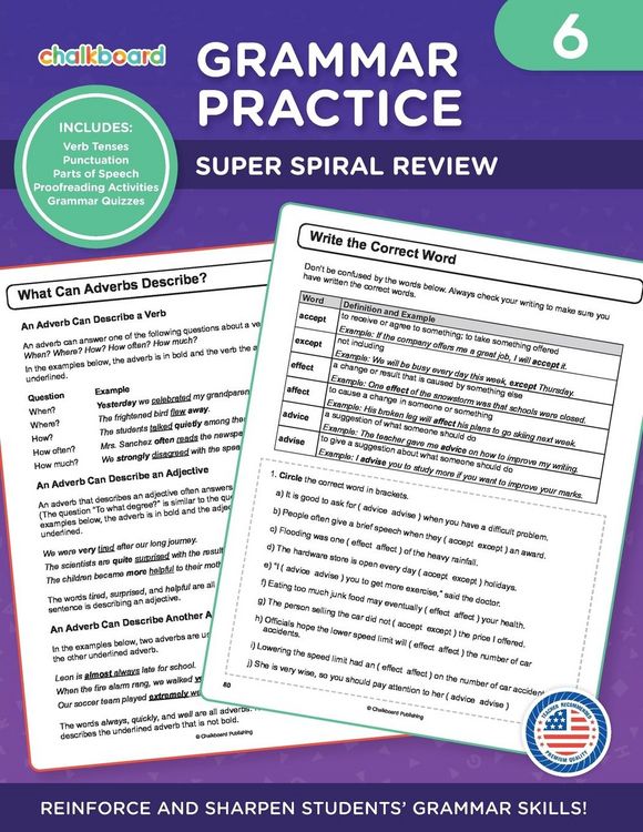 Produktbild: Grammar Practice Grade 6