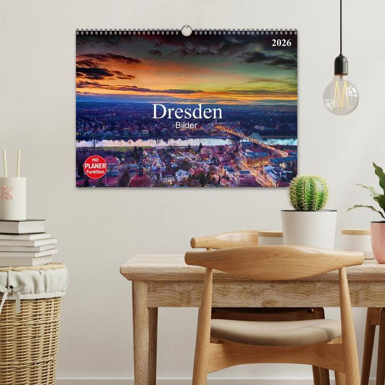 Produktbild: Dresden Bilder 2026 (Wandkalender 2026 DIN A3 quer), CALVENDO Monatskalender