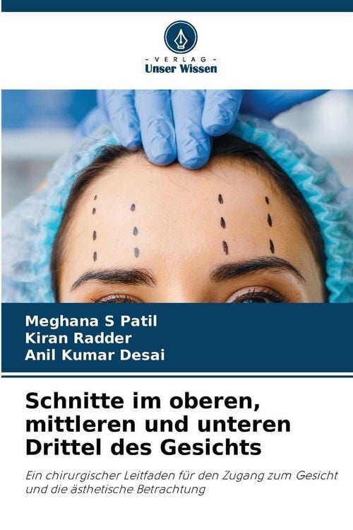 Produktbild: Schnitte im oberen, mittleren und unteren Drittel des Gesichts
