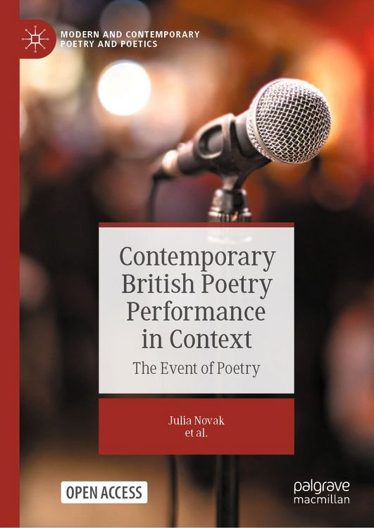 Produktbild: Contemporary British Poetry Performance in Context