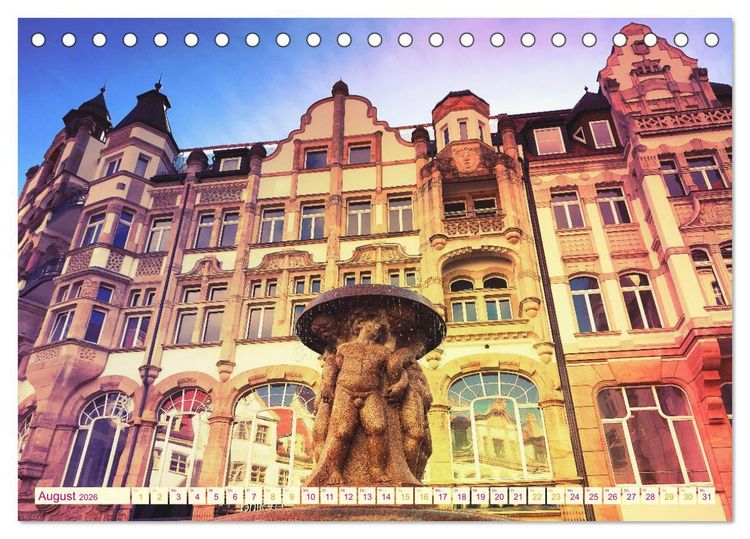 Produktbild: LEIPZIG urcool (Tischkalender 2026 DIN A5 quer), CALVENDO Monatskalender