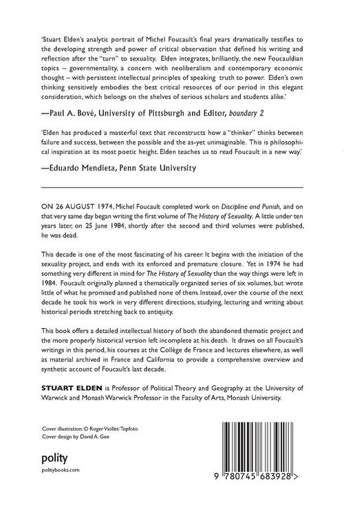 Produktbild: Foucault's Last Decade