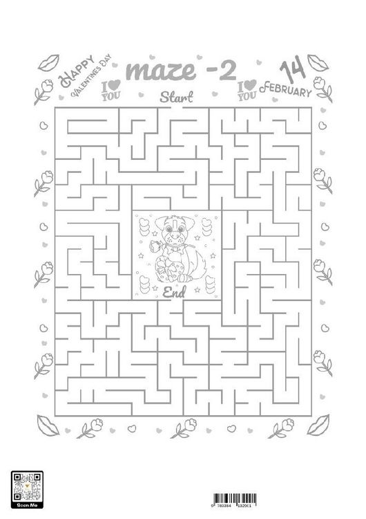 Produktbild: Labyrinthe der Liebe - Ein Valentinstags-R&auml;tselbuch