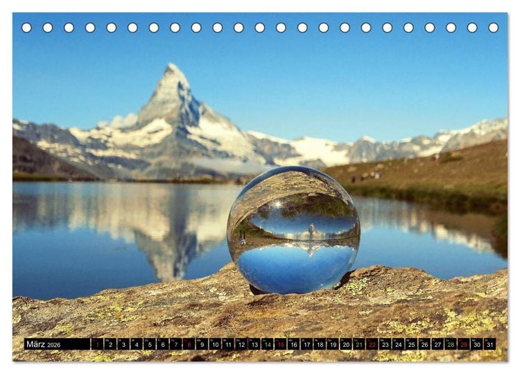 Produktbild: Und ewig lockt das Matterhorn (Tischkalender 2026 DIN A5 quer), CALVENDO Monatskalender