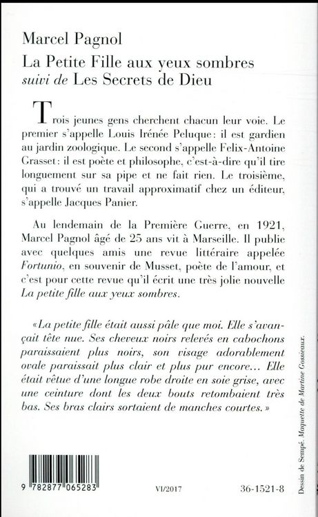 Produktbild: La petite fille aux yeux sombres