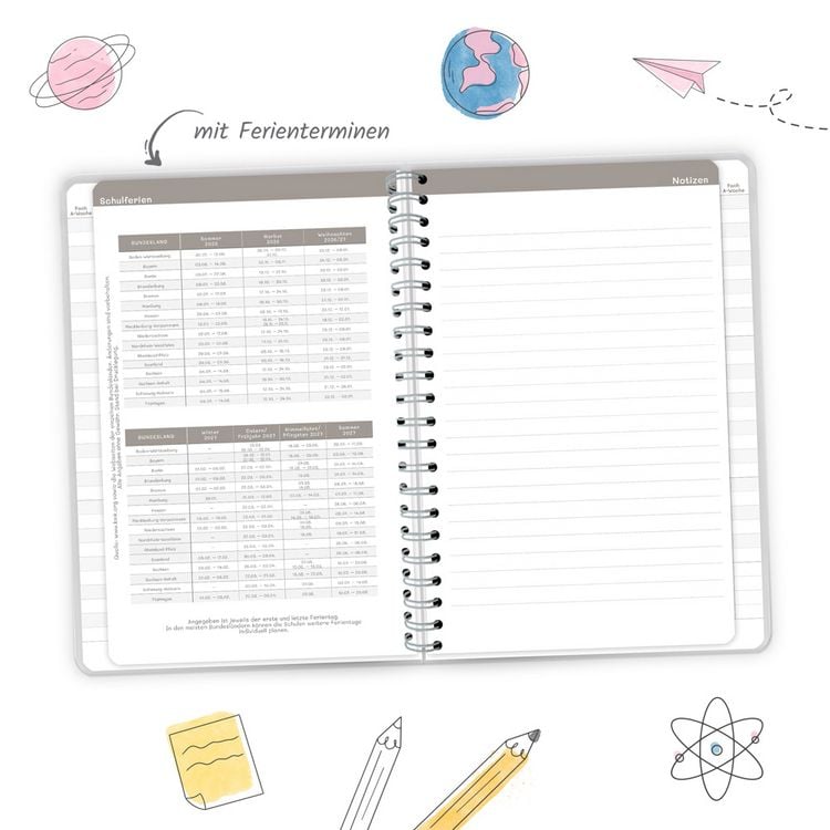 Produktbild: TR&Ouml;TSCH - Schulplaner Pink 26/27