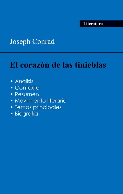 Produktbild: Aprob&eacute;is todos tus ex&aacute;menes de 2024: An&aacute;lisis de la novela El coraz&oacute;n de las tinieblas de Joseph Conrad