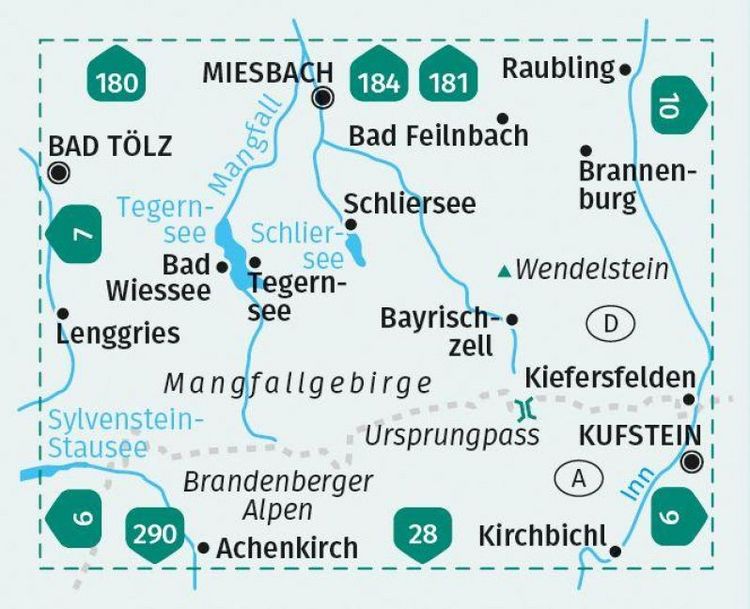 Produktbild: KOMPASS Wanderkarte 8 Tegernsee, Schliersee, Wendelstein 1:50.000