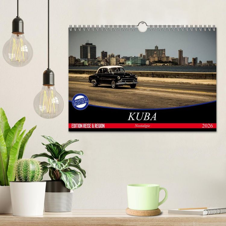 Produktbild: Kuba Nostalgie 2026 (Wandkalender 2026 DIN A4 quer), CALVENDO Monatskalender