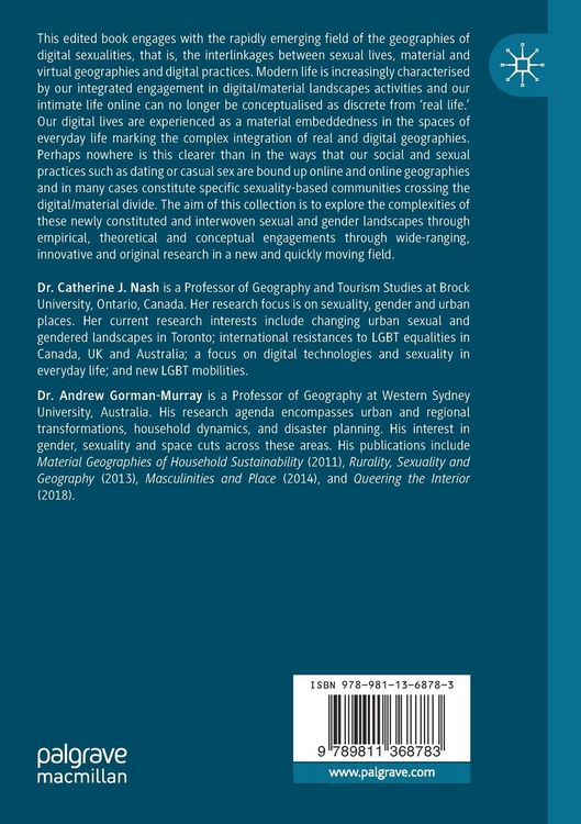 Produktbild: The Geographies of Digital Sexuality