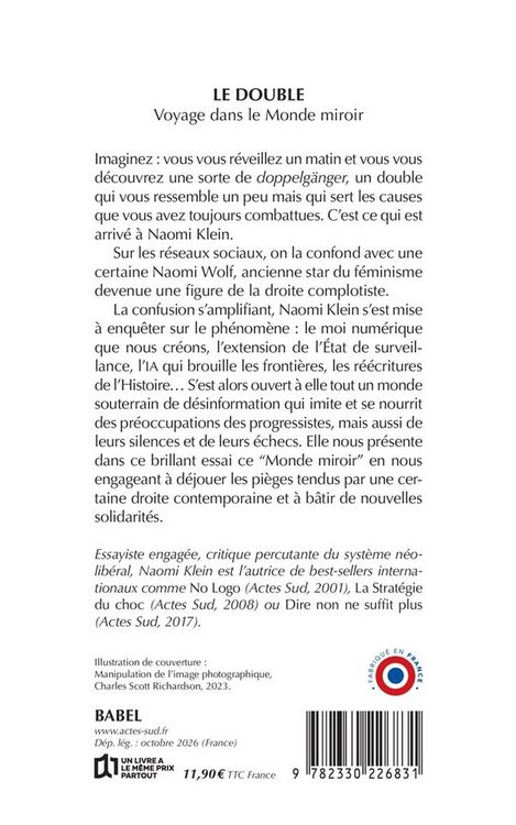 Produktbild: Le double : voyage dans le monde miroir