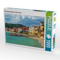 Produktbild: CALVENDO Puzzle Der lange Sandstrand in San Terenzo | 1000 Teile Lege-Gr&ouml;&szlig;e 64x48cm Foto-Puzzle f&uuml;r gl&uuml;ckliche Stunden