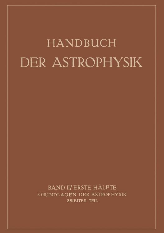 Produktbild: Grundlagen der Astrophysik