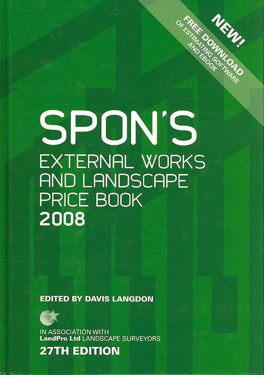 Produktbild: Spon's External Works and Landscape Price Book 2008