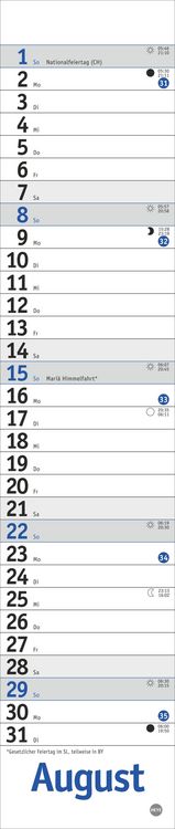 Produktbild: Langplaner mini, blau 2027