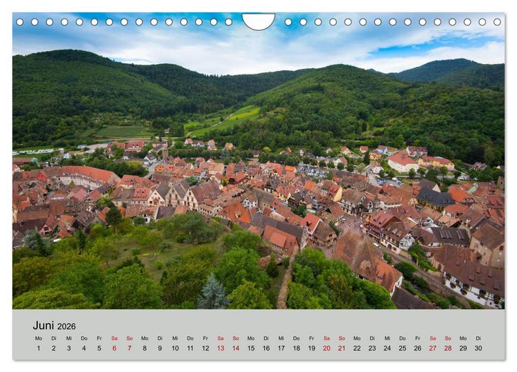 Produktbild: Die Weinsta&szlig;e im Elsass (Wandkalender 2026 DIN A4 quer), CALVENDO Monatskalender