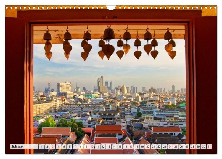 Produktbild: Bangkok und Kuala Lumpur - Megast&auml;dte Asiens (Wandkalender 2027 DIN A3 quer), CALVENDO Monatskalender